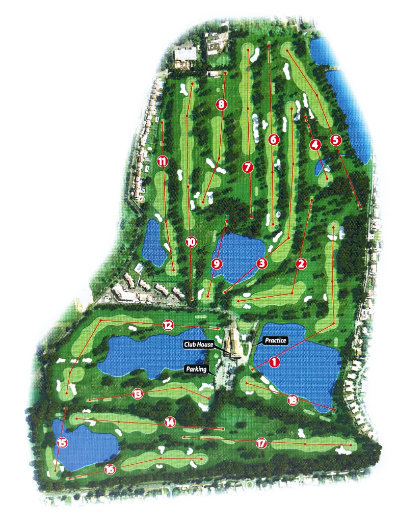 Carte du golf